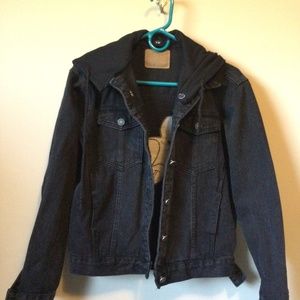 Women vintage denim jacket size s